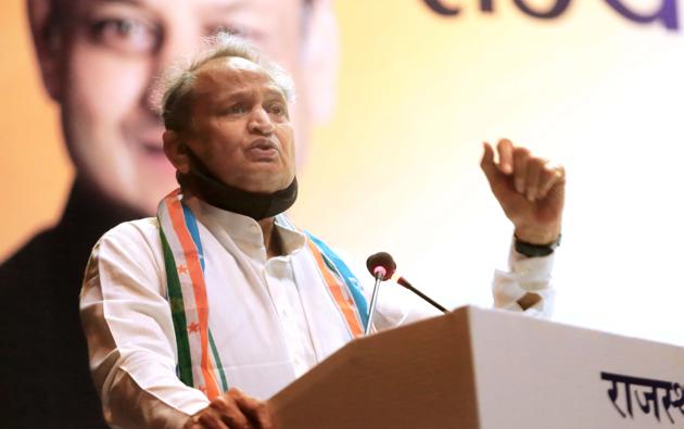 Rajasthan CM Ashok Gehlot. (HT File) Rajasthan CM Ashok Gehlot. (HT File)