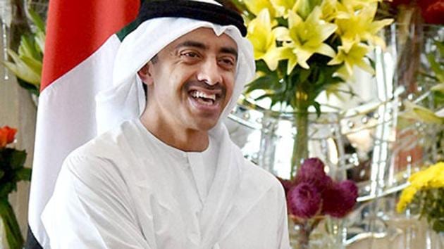 Emirati Foreign Minister Sheikh Abdullah bin Zayed Al Nahyan stressed “the temporary nature of recent restrictions imposed on the issuance of visas due to the outbreak of Covid-19”. (PTI file photo) Emirati Foreign Minister Sheikh Abdullah bin Zayed Al Nahyan stressed “the temporary nature of recent restrictions imposed on the issuance of visas due to the outbreak of Covid-19”. (PTI file photo)
