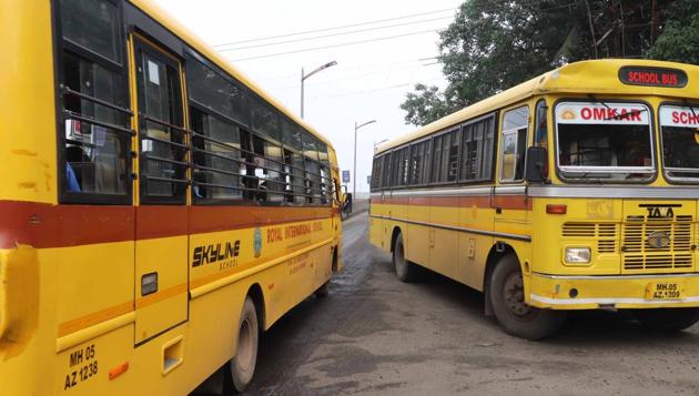 Bus operators further said the state government has not given any clarity on restarting school buses.(HT FILE) Bus operators further said the state government has not given any clarity on restarting school buses.(HT FILE)