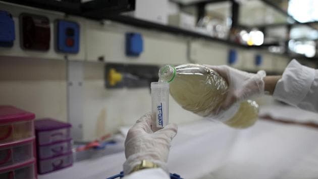 To the analytical chemists looking at the wastewater samples before that decision, a second lockdown had started to look very likely(REUTERS) To the analytical chemists looking at the wastewater samples before that decision, a second lockdown had started to look very likely(REUTERS)