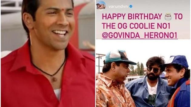 Varun Dhawan stars in the Coolie No 1 remake. The original featured Govinda.