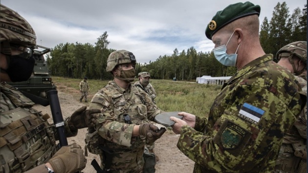 Estonia, Latvia, and Lithuania are former Soviet republics which joined NATO in 2004(MoD Estonia on Twitter) Estonia, Latvia, and Lithuania are former Soviet republics which joined NATO in 2004(MoD Estonia on Twitter)