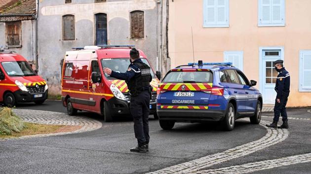 The man opened fire at two officers who arrived at the house shortly after midnight after being alerted to a reported domestic assault. (AFP) The man opened fire at two officers who arrived at the house shortly after midnight after being alerted to a reported domestic assault. (AFP)