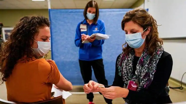 Three million doses were delivered last week across the United States, with the first authorized vaccine, developed by Pfizer and BioNTech, administered on December 14. (Reuters image) Three million doses were delivered last week across the United States, with the first authorized vaccine, developed by Pfizer and BioNTech, administered on December 14. (Reuters image)