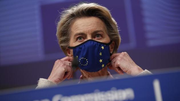 “The negotiations were very difficult. A lot was at stake for so many people, so this was an agreement that we absolutely had to fight for,” said Ursula von der Leyen. (AP) “The negotiations were very difficult. A lot was at stake for so many people, so this was an agreement that we absolutely had to fight for,” said Ursula von der Leyen. (AP)