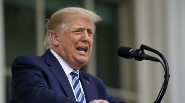 Trump, without giving evidence, said on Twitter on Wednesday that the rockets that landed in Baghdad’s heavily fortified Green Zone on Sunday, in an attack targeting the US Embassy, were from Iran and “we hear chatter of additional attacks against Americans in Iraq.” (AP) Trump, without giving evidence, said on Twitter on Wednesday that the rockets that landed in Baghdad’s heavily fortified Green Zone on Sunday, in an attack targeting the US Embassy, were from Iran and “we hear chatter of additional attacks against Americans in Iraq.” (AP)