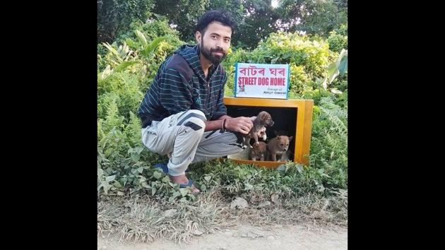 The image shows Abhijit Dowarah with his creation. (Instagram/@dowarah_abhijit) The image shows Abhijit Dowarah with his creation. (Instagram/@dowarah_abhijit)