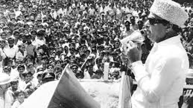 MGR formed the breakaway faction the Anna Dravida Munnetra Kazhagam (ADMK) which was later renamed as All India Anna Dravida Munnetra Kazhagam (AIADMK).(HT photo)