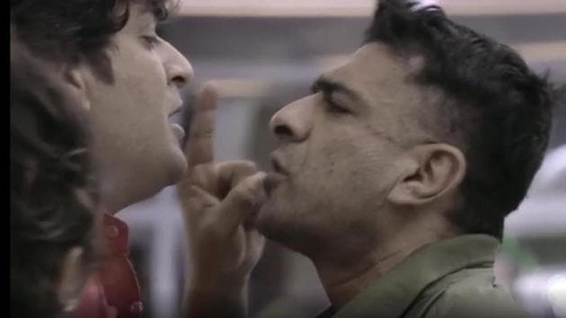 Bigg Boss 14: Eijaz Khan got into a fight with Vikas Gupta. Bigg Boss 14: Eijaz Khan got into a fight with Vikas Gupta.