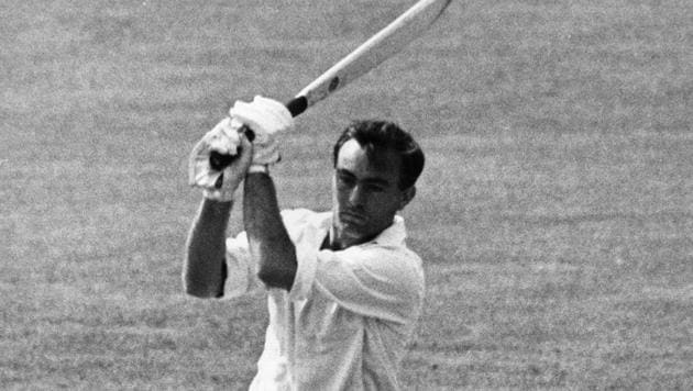 British cricketer John Edrich in action against Worcestershire during Surrey's second innings at the Kennington Oval, London.(Getty Images)