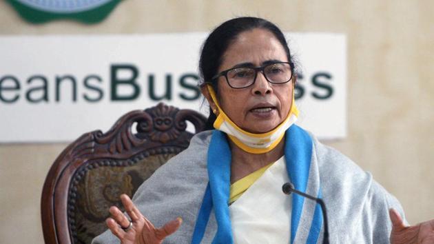 West Bengal chief minister Mamata Banerjee addresses media during a press conference, in Kolkata. (ANI) West Bengal chief minister Mamata Banerjee addresses media during a press conference, in Kolkata. (ANI)