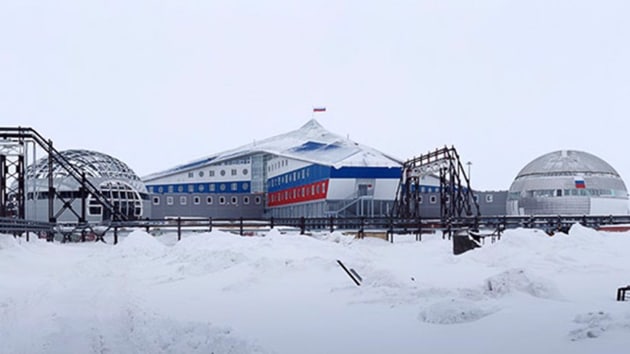 File photo of a Russian military base in the Arctic .(Reuters)