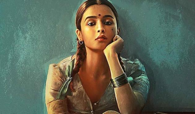 Alia Bhatt in and as Gangubai Kathiawadi.