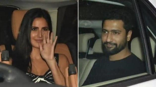 Katrina Kaif and Vicky Kaushal at an earlier party.