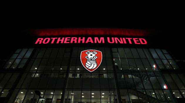 General view of the AESSEAL New York Stadium after the Rotherham United v Derby County match was called off due to Covid-19 cases(Getty Images)
