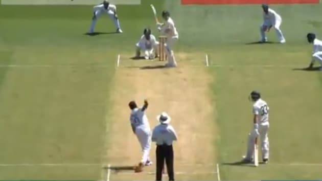 Ashwin dismissed Steve Smith for a duck(Screengrab)