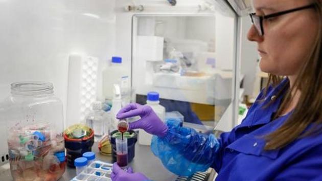 The University College London Hospitals NHS Trust (UCLH) said its new vaccine research centre is running two clinical trials testing a LAAB combination treatment to protect against Covid-19. (Bloomberg representative image) The University College London Hospitals NHS Trust (UCLH) said its new vaccine research centre is running two clinical trials testing a LAAB combination treatment to protect against Covid-19. (Bloomberg representative image)