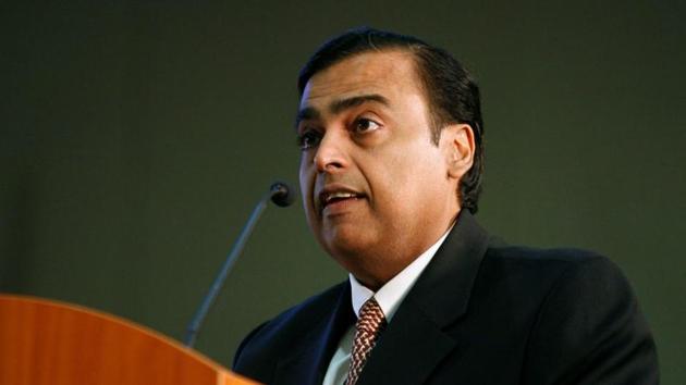 Billionaire Mukesh Ambani’s Reliance Industries is the most valuable company with a market value of <span class='webrupee'>₹</span>12.64 lakh crore, followed by Tata Consultancy at <span class='webrupee'>₹</span>10.91 lakh crore.(REUTERS)