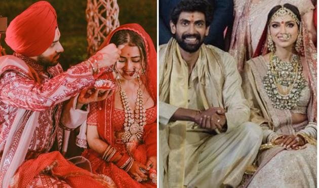 From Neha Kakkar-Rohanpreet Singh to Rana Daggubati-Miheeka Bajaj, 2020 saw a number of celebrity weddings.