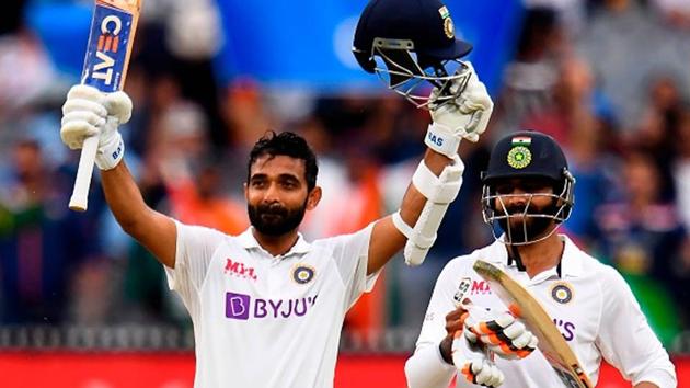 India’s stand-in captain Ajinkya Rahane was the star of Day 2. He scored a sensational 12th Test ton of his career to lead India’s charge against Australia (getty)