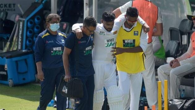 Dhananjaya de Silva ruled out for the remainder of South Africa series (Twitter) Dhananjaya de Silva ruled out for the remainder of South Africa series (Twitter)