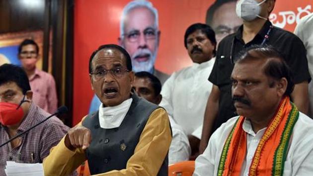 Chief minister of Madhya Pradesh Shivraj Singh Chouhan.(ANI)