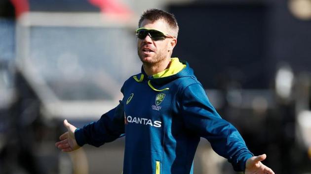 Cricket - Australia Nets - Emirates Old Trafford, Manchester, Britain - September 2, 2019 Australia's David Warner during nets Action Images via Reuters/Jason Cairnduff/Files (Action Images via Reuters) Cricket - Australia Nets - Emirates Old Trafford, Manchester, Britain - September 2, 2019 Australia's David Warner during nets Action Images via Reuters/Jason Cairnduff/Files (Action Images via Reuters)