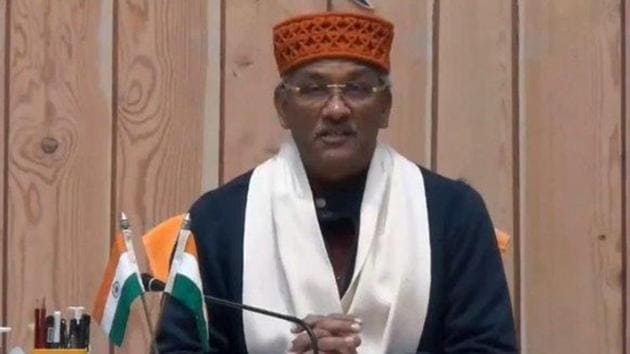 Trivendra Singh Rawat, who tested positive on December 18, was admitted to Doon hospital in Dehradun on Sunday evening. (Photo @tsrawatbjp) Trivendra Singh Rawat, who tested positive on December 18, was admitted to Doon hospital in Dehradun on Sunday evening. (Photo @tsrawatbjp)