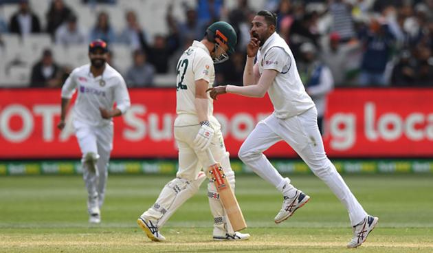 Australia lost the wicket of Wade, who played a knock of 40 from 137 balls. Mohammed Siraj then got hold of Travis Head as half of Australia’s side was sent back to the pavilion. From 98/3, the score suddenly read 99/6 with Paine’s dismissal. (getty) Australia lost the wicket of Wade, who played a knock of 40 from 137 balls. Mohammed Siraj then got hold of Travis Head as half of Australia’s side was sent back to the pavilion. From 98/3, the score suddenly read 99/6 with Paine’s dismissal. (getty)