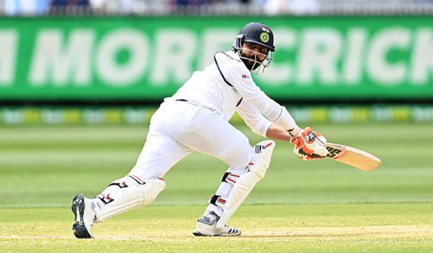 Ravindra Jadeja though kept picking the runs as he hit his 15th half-century and India extended their lead over 100. However, in an attempt to add some quick runs, Jadeja went for the big shot off Mitchell Starc and found Cummins in the deep. (getty) Ravindra Jadeja though kept picking the runs as he hit his 15th half-century and India extended their lead over 100. However, in an attempt to add some quick runs, Jadeja went for the big shot off Mitchell Starc and found Cummins in the deep. (getty)
