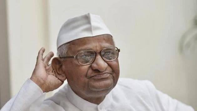 On December 14, Hazare wrote a letter to Union agriculture minister Narendra Singh Tomar warning of a hunger strike if his demands like the implementation of the MS Swaminathan Committee’s recommendations (PTI) On December 14, Hazare wrote a letter to Union agriculture minister Narendra Singh Tomar warning of a hunger strike if his demands like the implementation of the MS Swaminathan Committee’s recommendations (PTI)