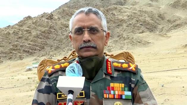 File photo: Army chief General Manoj Mukund Naravane.(ANI)