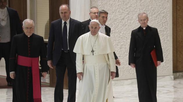 Pope Francis has formally stripped the Vatican secretariat of state of its financial assets and real estate holdings.(AP) Pope Francis has formally stripped the Vatican secretariat of state of its financial assets and real estate holdings.(AP)