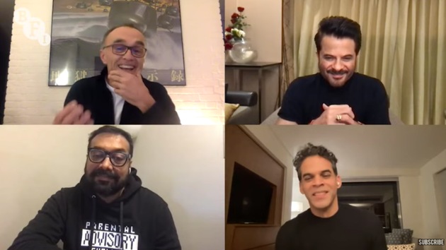 Danny Bolye in conversation with Anil Kapoor, Vikramaditya Motwane and Anurag Kashyap. Danny Bolye in conversation with Anil Kapoor, Vikramaditya Motwane and Anurag Kashyap.