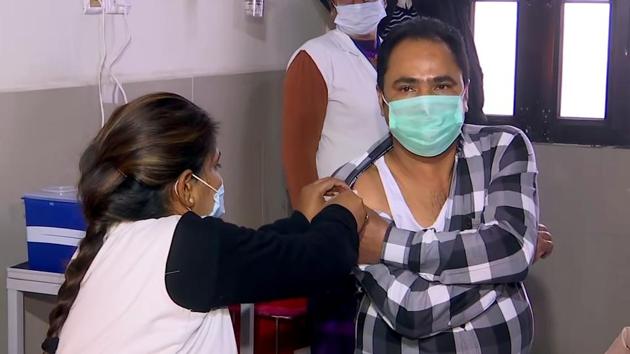 There was also a mock drill of conducting vaccination and reporting and review meetings at the block, district and state levels. (ANI) There was also a mock drill of conducting vaccination and reporting and review meetings at the block, district and state levels. (ANI)
