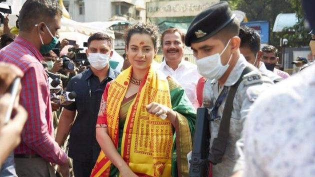 BJP leader Atul Bhatkhalkar however questioned the state government, why it was not probing Ranaut using its own agencies. (Photo @KanganaTeam) BJP leader Atul Bhatkhalkar however questioned the state government, why it was not probing Ranaut using its own agencies. (Photo @KanganaTeam)