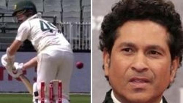 Steve Smith (L), Former Indian cricketer Sachin Tendulkar (R)(HT Collage)