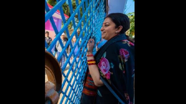 The image was shared by Smriti IRani on her Instagram. (Instagram/@smritiiraniofficial) The image was shared by Smriti IRani on her Instagram. (Instagram/@smritiiraniofficial)