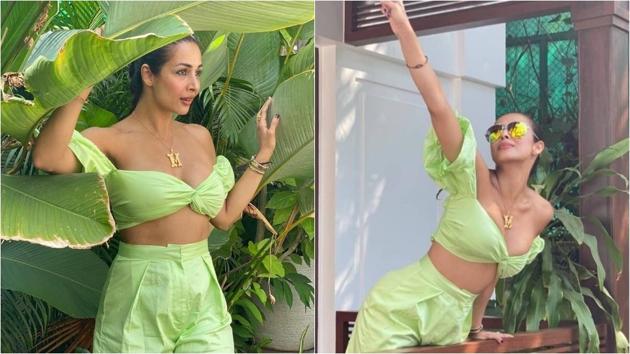 Malaika Arora in Rs 6k outfit gives holiday fashion new meaning (Instagram) Malaika Arora in Rs 6k outfit gives holiday fashion new meaning (Instagram)