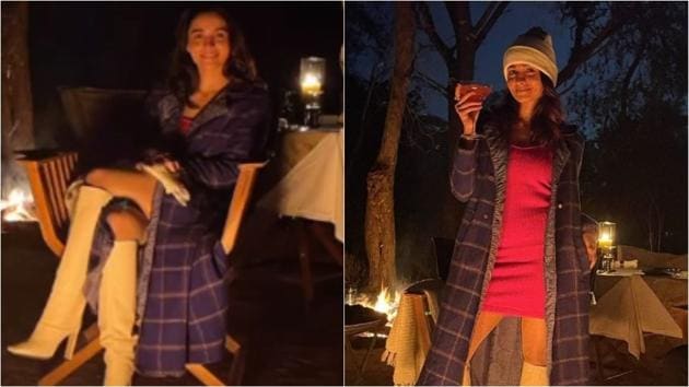 Alia Bhatt looks stunning in pink dress(Instagram/aliaabhatt)