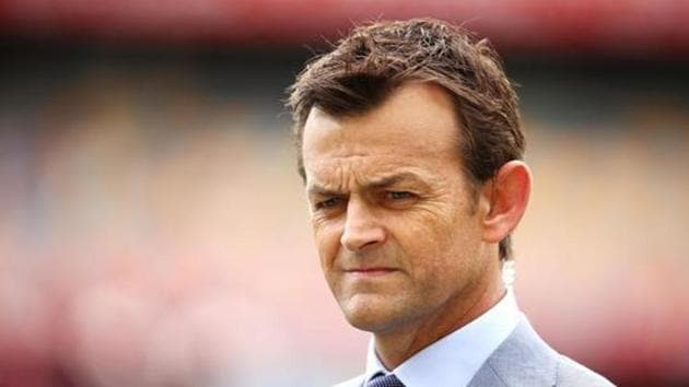 Adam Gilchrist of the BBC commentary team watches on as he waits to speak on air before play on day one of the First Test Match of the 2017/18 Ashes Series between Australia and England at The Gabba.(Getty Images)