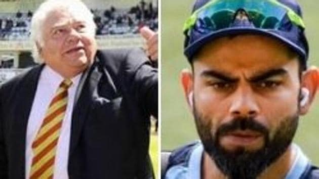 Photo of former Indian cricketer Farokh Engineer (R) and Indian captain Virat Kohli (L) (HT Collage) Photo of former Indian cricketer Farokh Engineer (R) and Indian captain Virat Kohli (L) (HT Collage)