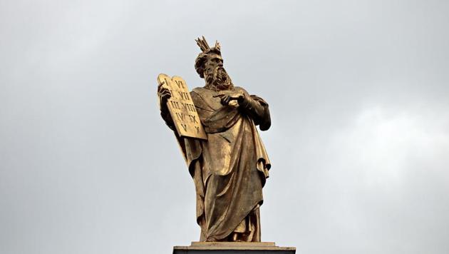 A statue in Bruges, Belgium, of Moses holding up the Ten Commandments. Christianity, like most organised religions, is full of lists that describe and prescribe. (WIKIMEDIA COMMONS) A statue in Bruges, Belgium, of Moses holding up the Ten Commandments. Christianity, like most organised religions, is full of lists that describe and prescribe. (WIKIMEDIA COMMONS)