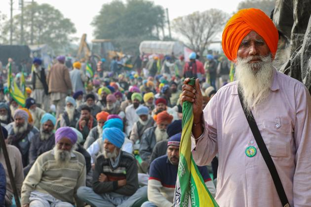 Farmers are seen during their agitation against the new farm laws,at Tikri border in New Delhi on Thursday. The All India Kisan Sangharsh Coordination Committee has said the Centre’s appeal to suggest an alternative to repeal of the laws is impossible.(PTI Photo) Farmers are seen during their agitation against the new farm laws,at Tikri border in New Delhi on Thursday. The All India Kisan Sangharsh Coordination Committee has said the Centre’s appeal to suggest an alternative to repeal of the laws is impossible.(PTI Photo)