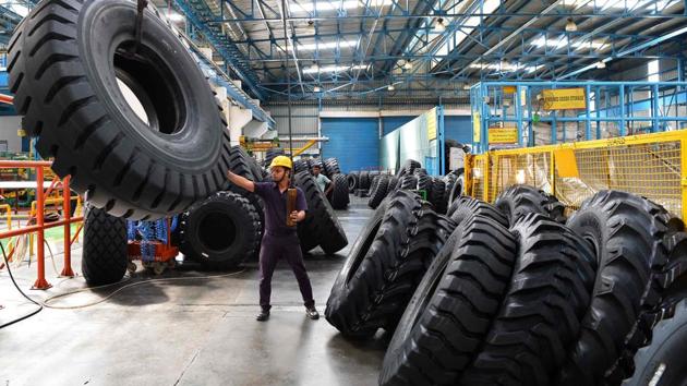 Styrene butadiene rubber finds its primary usage in the production of tyres and tyre retread compounds. (AFP | Representational image) Styrene butadiene rubber finds its primary usage in the production of tyres and tyre retread compounds. (AFP | Representational image)