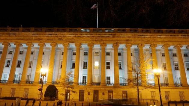 The US Treasury Department in Washington, DC, US. (Reuters) The US Treasury Department in Washington, DC, US. (Reuters)