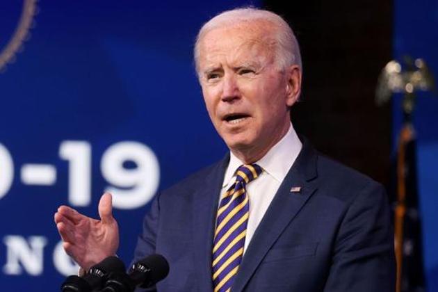 US President-elect Joe Biden in Delaware, December 29, 2020(REUTERS)