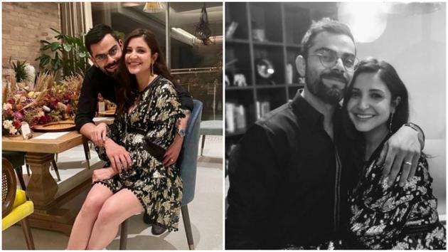 Anushka Sharma’s mini dress proves maternity fashion can be glam(Instagram/virat.kohli and anushkasharma)