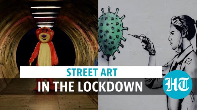 <p>Giant whale tails drawn in the sand. A pink bear with a unique flair. Tiny mouse houses to remind you to be amazed. Take a look at what some of the world's most renowned anonymous street artists have been up to in the pandemic. Watch the full video for more.</p>