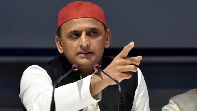 Samajwadi Party president Akhilesh Yadav addressing a press conference at the party office in Lucknow. (PTI file photo) Samajwadi Party president Akhilesh Yadav addressing a press conference at the party office in Lucknow. (PTI file photo)